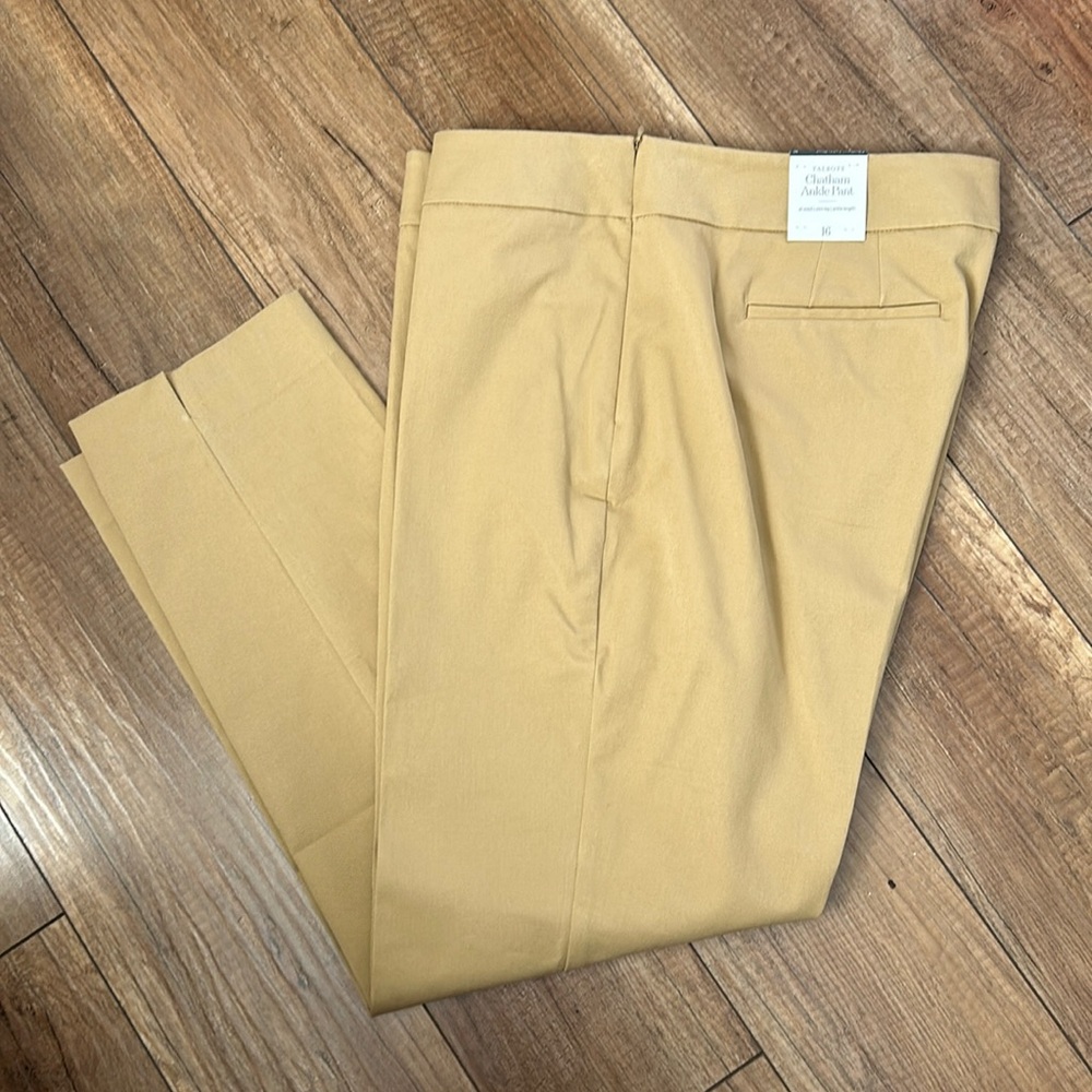 NWT Talbots Chatham Ankle Pant size 16
